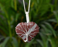 Narmada Heart Silver Wire Wrapped Pendant, Crystal Heart Gemstone Pendant | | Wiccan Center