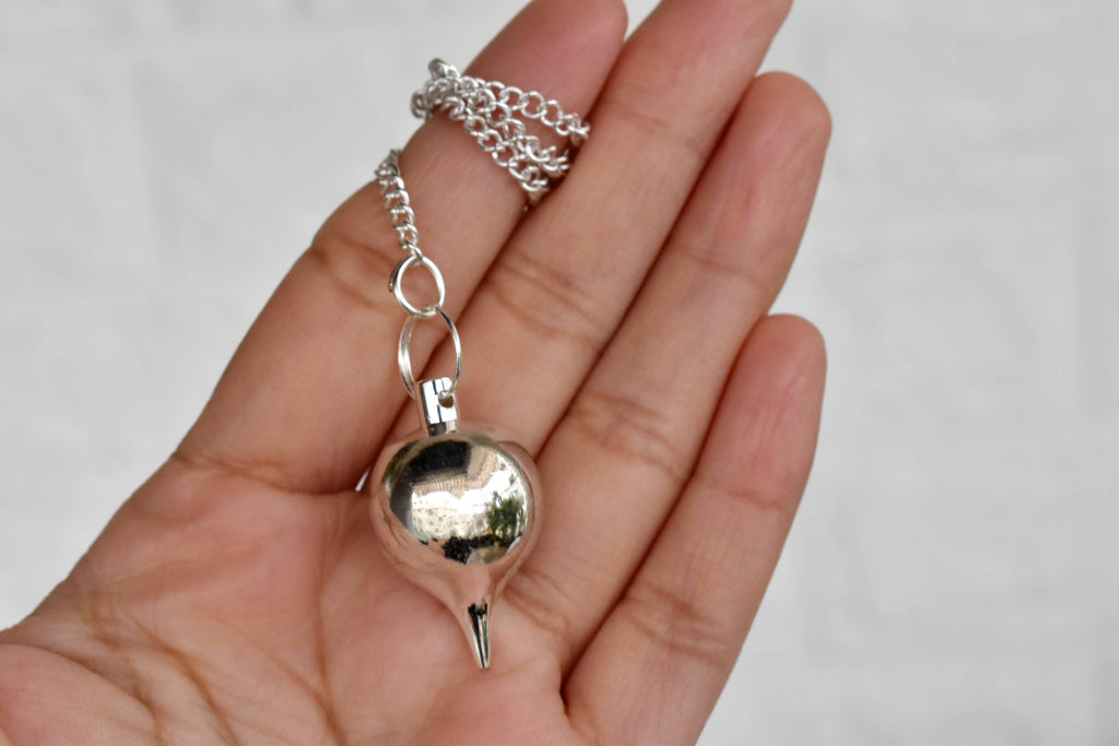 Brass Silver Metal Pendulums, Solid Ball Pendulum.