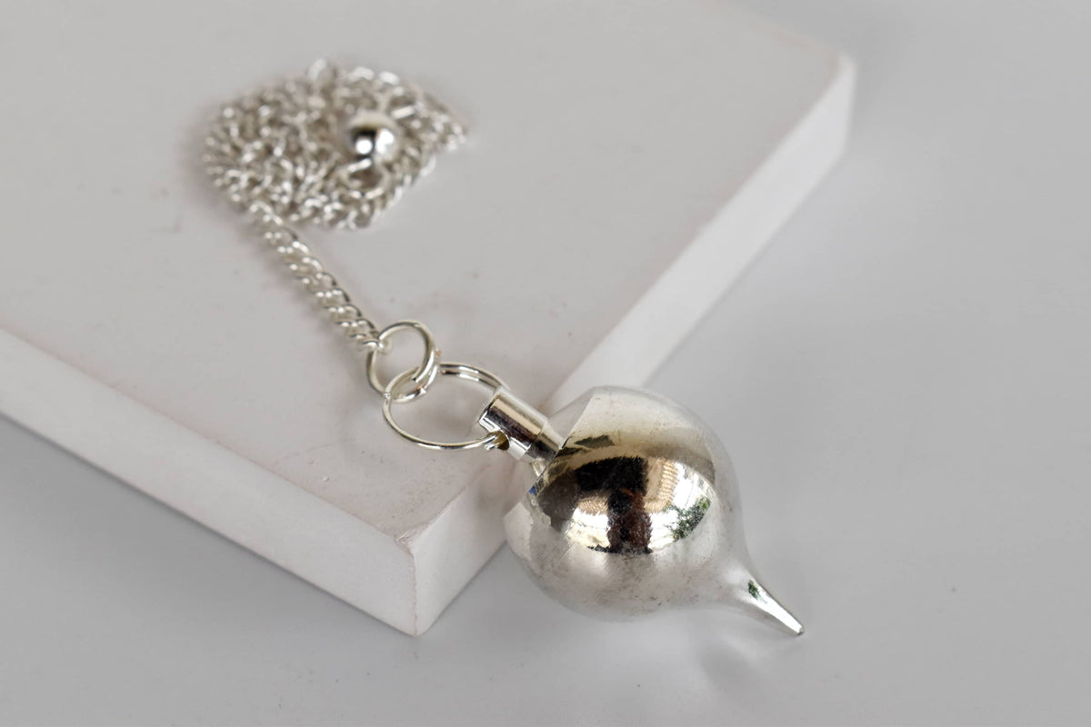 Brass Silver Metal Pendulums, Solid Ball Pendulum.