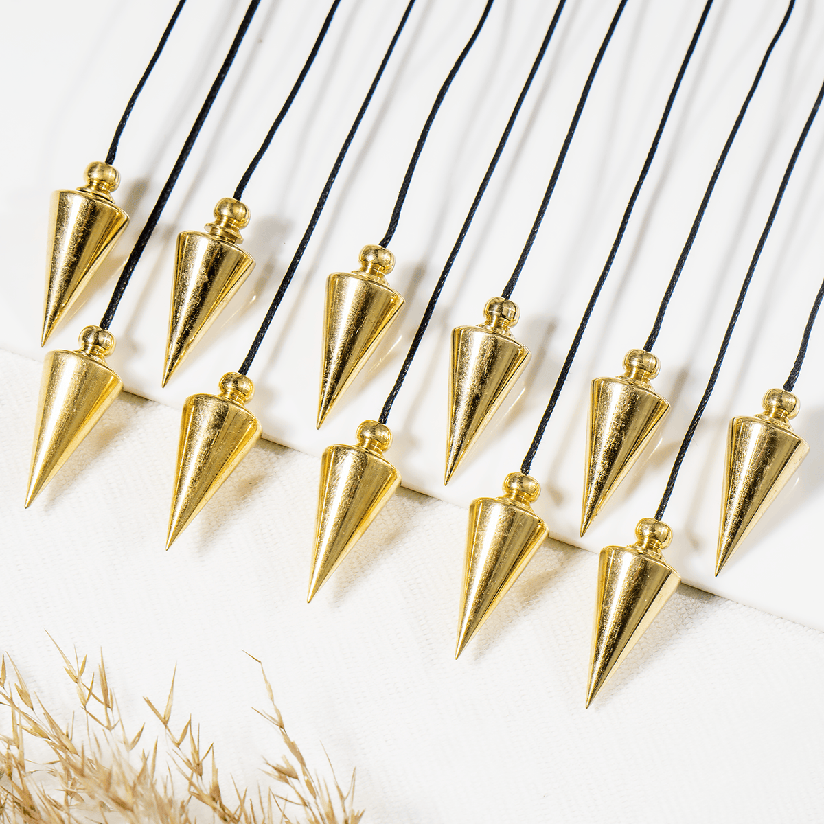 Brass Silver Metal Pendulums, Solid Ball Pendulum.