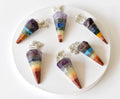 Chakra Pendulums, 7 Chakras crystals Pendulums.