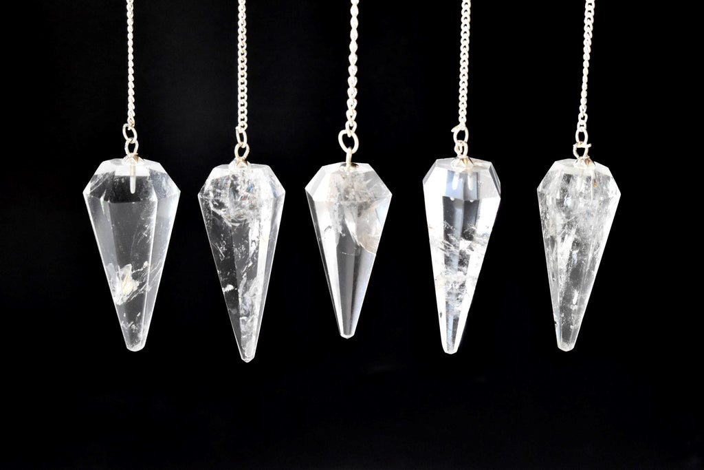 Crystal Quartz Pendulum (Meditation and Channeling) | Pendulums | Wiccan Center
