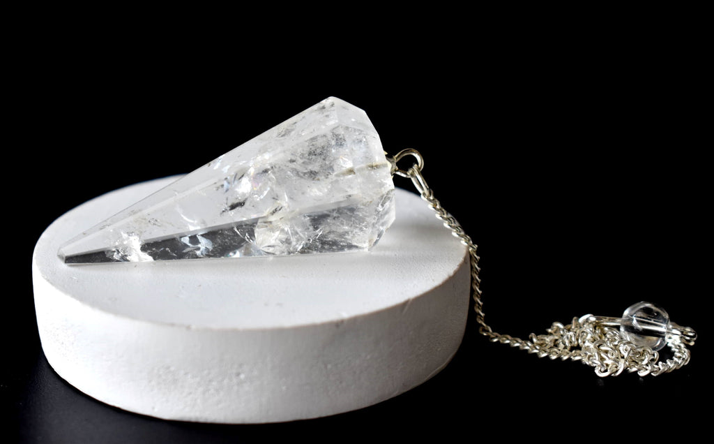 Crystal Quartz Pendulum (Meditation and Channeling) | Pendulums | Wiccan Center
