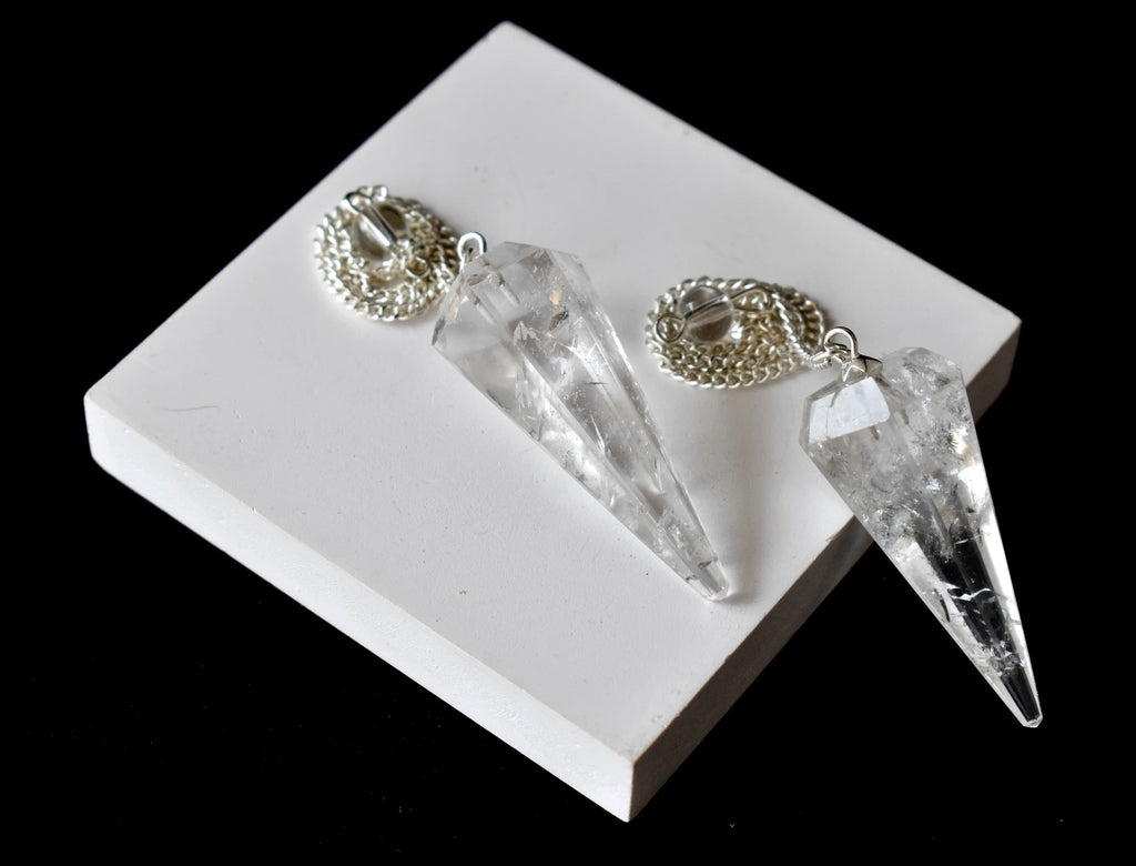 Crystal Quartz Pendulum (Meditation and Channeling) | Pendulums | Wiccan Center