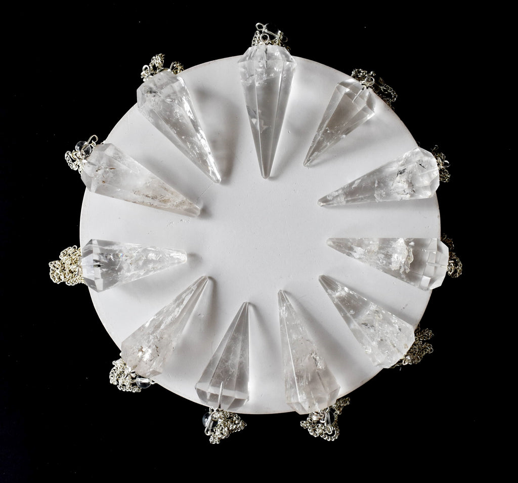 Crystal Quartz Pendulum (Meditation and Channeling) | Pendulums | Wiccan Center