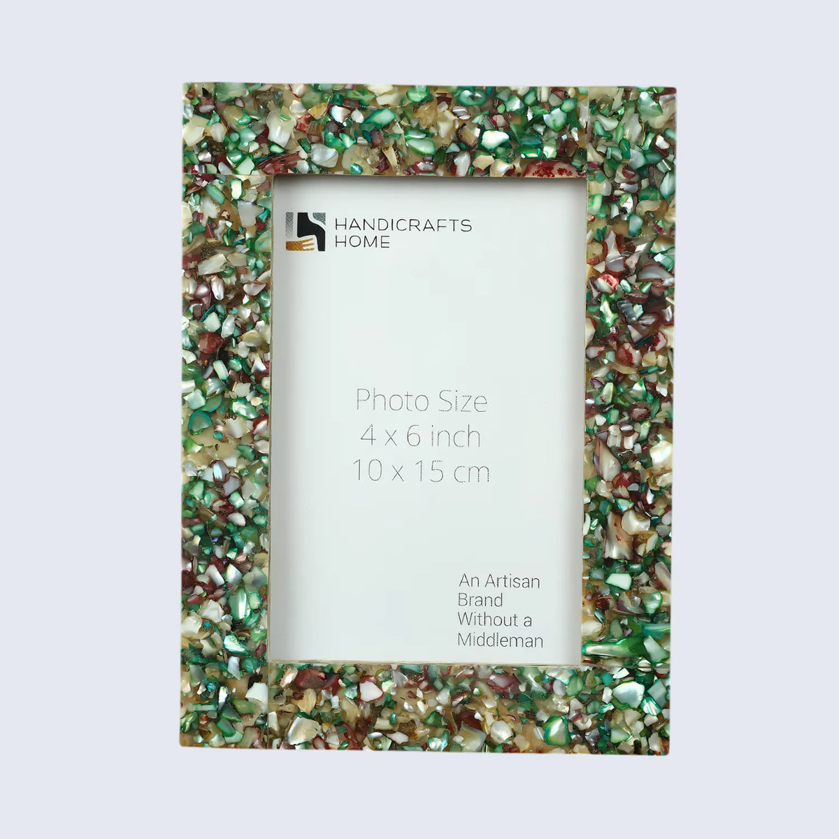 Mother of Pearl & Resin Inlay Picture Frame | Crush Collection | 4 Colors | Fits 4x6 Photos | Picture Frames | Wiccan Center