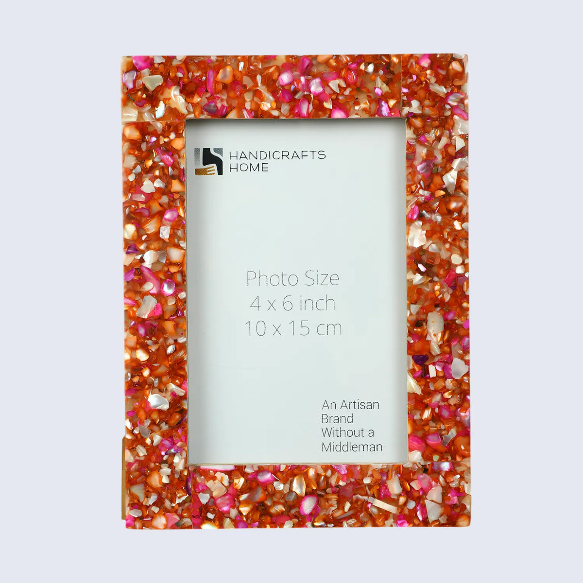 Mother of Pearl & Resin Inlay Picture Frame | Crush Collection | 4 Colors | Fits 4x6 Photos | Picture Frames | Wiccan Center