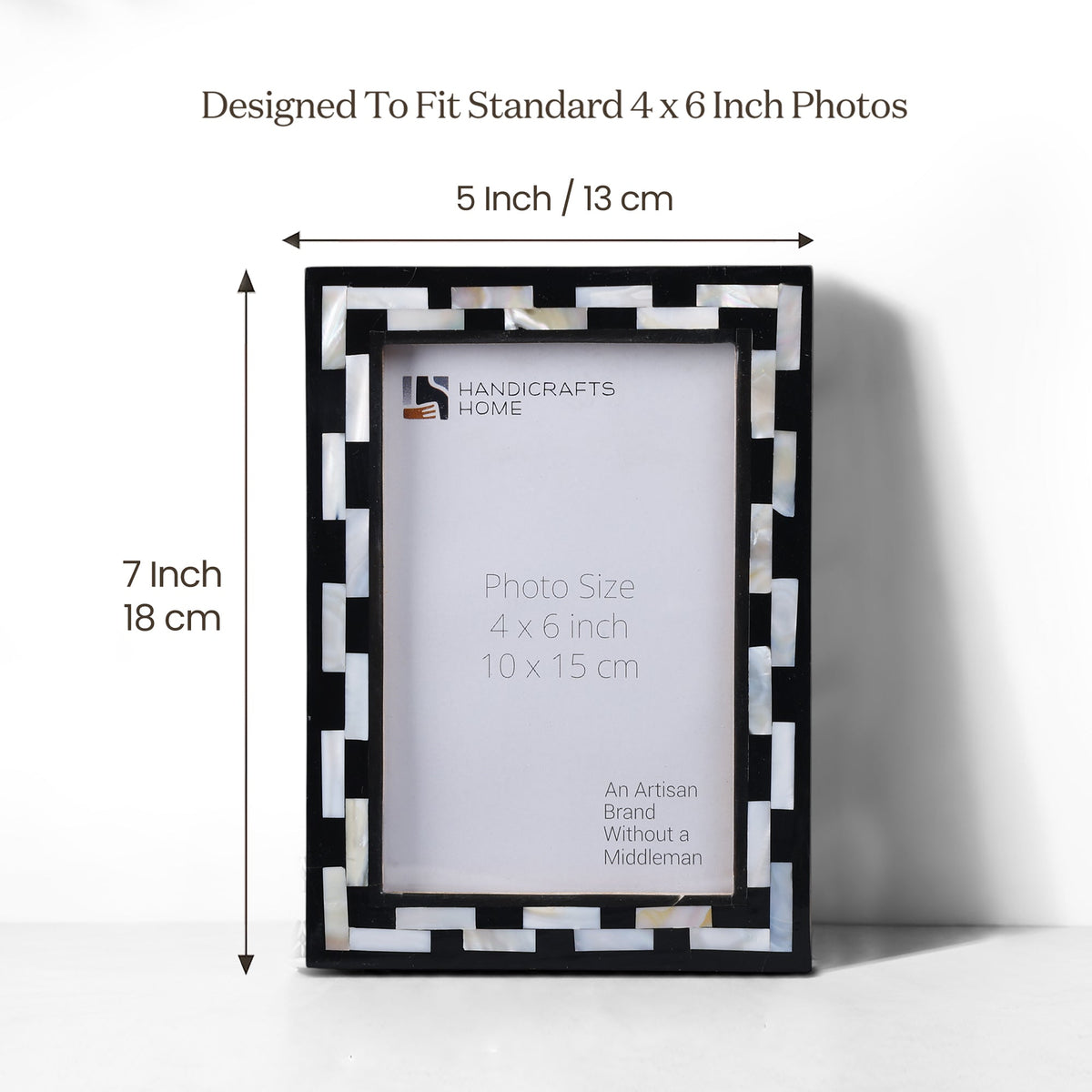 Picture Frames Pearlescent Tiptoe Collection Mother of Pearl & Resin Inlay, 3 Sizes | Picture Frames | Wiccan Center