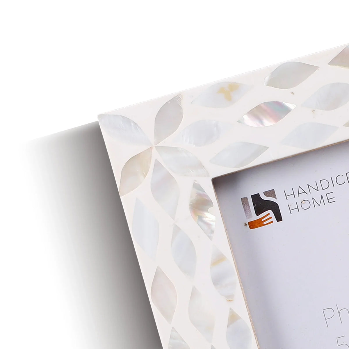 Picture Frames Avant Floral Collection Mother of Pearl Resin Inlay White 5x7" | Picture Frames | Wiccan Center