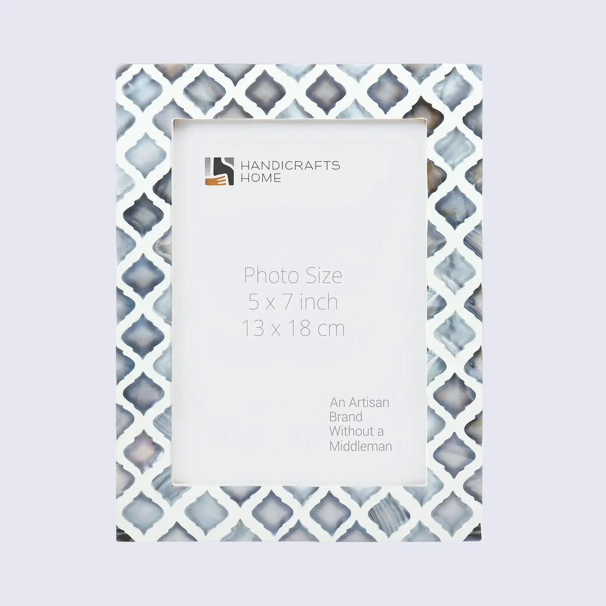Picture Frames Moor Sky Collection Mother of Pearl Resin Inlay Blue White 3 Sizes | Picture Frames | Wiccan Center