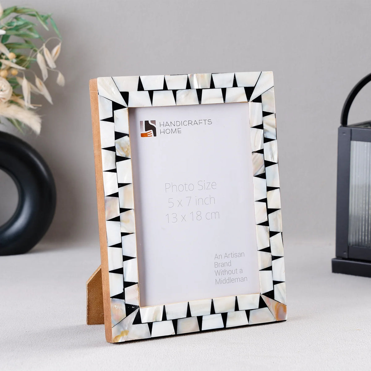 Picture Frames Pearlescent Flash Collection Mother of Pearl Resin White 3 Sizes | Picture Frames | Wiccan Center