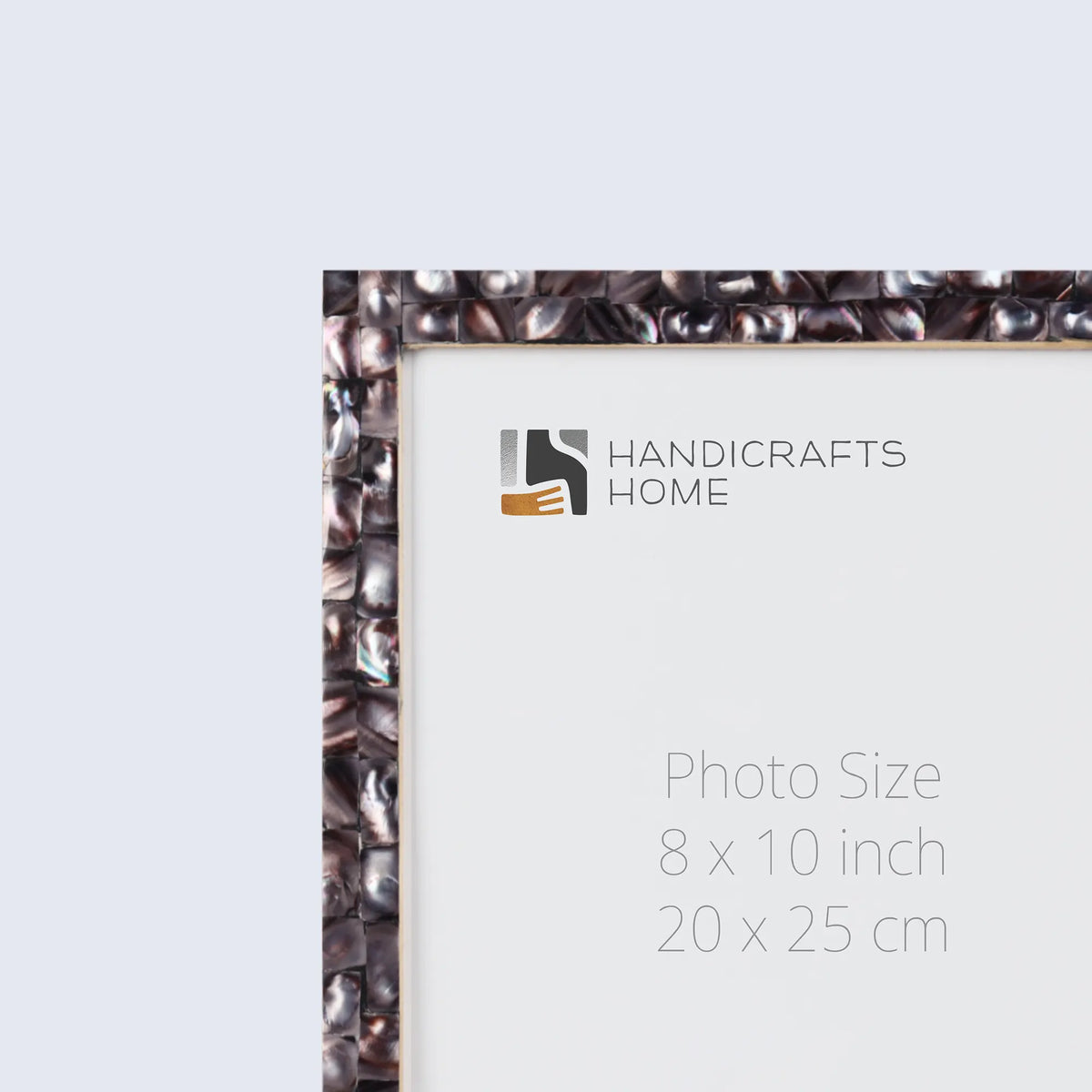Picture Frame Mother of Pearl Collection Mother of Pearl Dark Grey Pack of 2 -3 sizes | Picture Frames | Wiccan Center