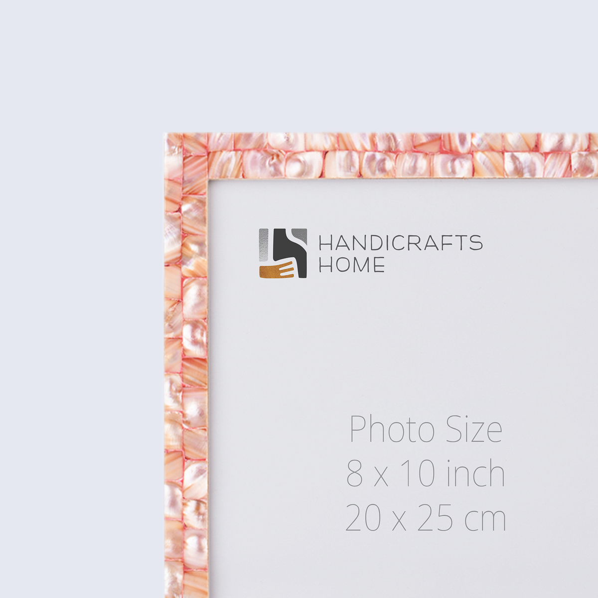 Picture Frame Mother of Pearl Collection Pack of 2 Pink - 3 Sizes | Picture Frames | Wiccan Center