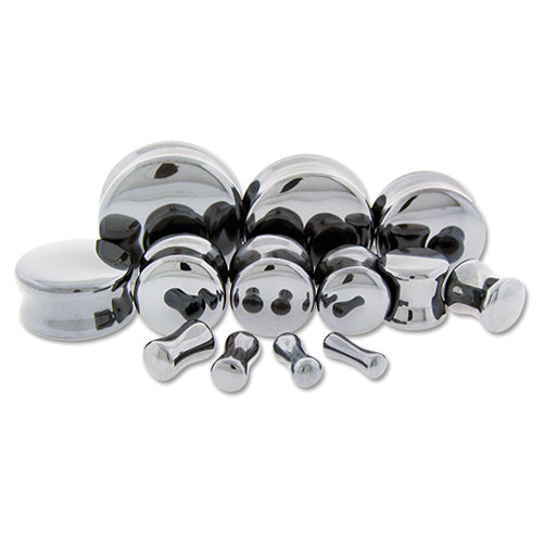 Hematite Stone Plugs | | Wiccan Center