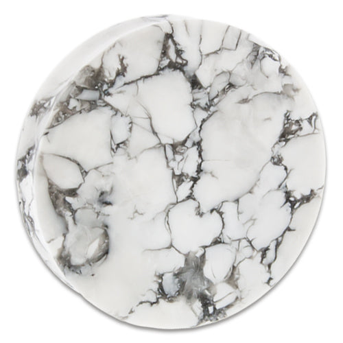 White Howlite Stone Plugs | | Wiccan Center