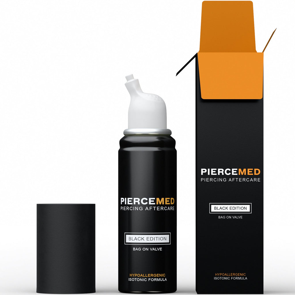PIERCEMED Piercing Aftercare Spray | Sterile Saline | Wiccan Center