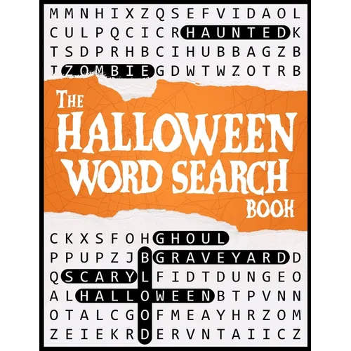 Halloween Word Search Book: A Spooky Halloween Puzzle Book for Adults and Teens - Paperback | Books | Wiccan Center