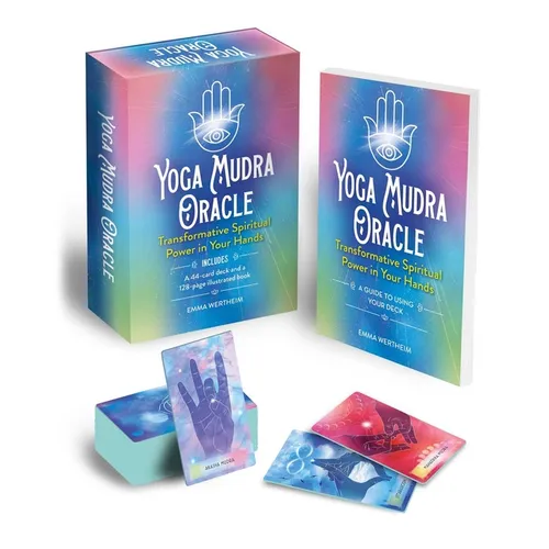Yoga Mudra Oracle Book & Card Deck: Includes 44 Cards and a 128-Page Book - Paperback