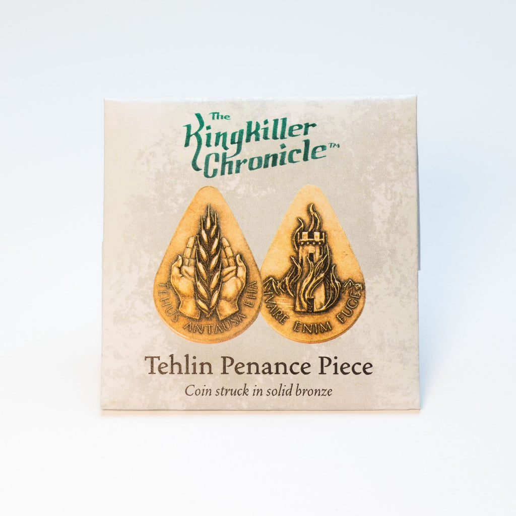 Tehlin Penance Piece - Kingkiller Chronicle Coin in Bronze