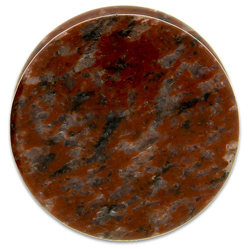 Red Sesame Jasper Stone Plugs | | Wiccan Center