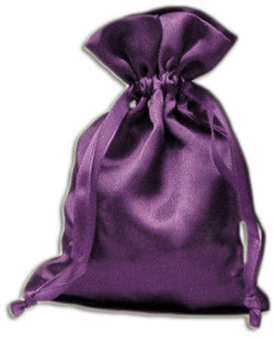 Purple Satin Pouch | Satin Bags | Wiccan Center