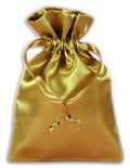 Gold Satin Pouch