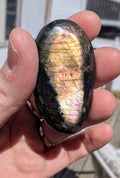 Labradorite Palm Stone – Transformation, Intuition & Protective Energy | | Wiccan Center