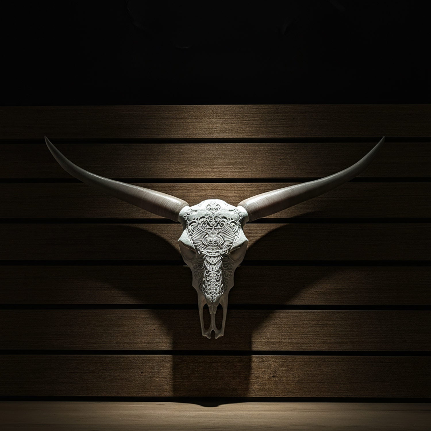 Decorative Steer Horns and Skull | Bull Horns | Wiccan Center