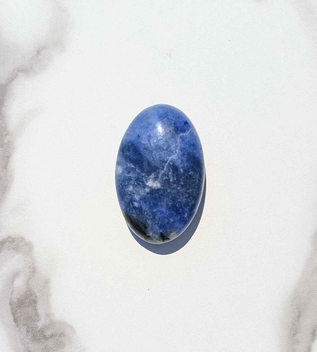 Dumortierite Palm Stones – Focus, Patience & Mental Clarity | | Wiccan Center