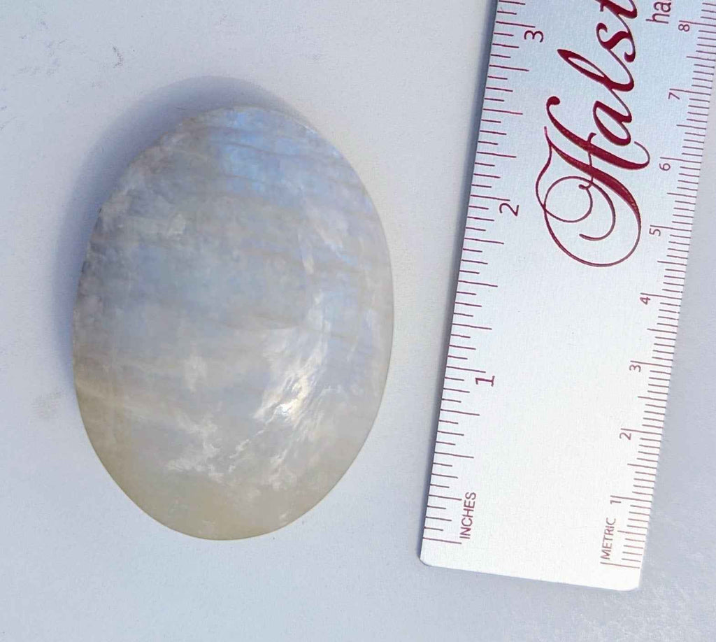 Moonstone Palm Stones – Intuition, Emotional Balance & New Beginnings | | Wiccan Center