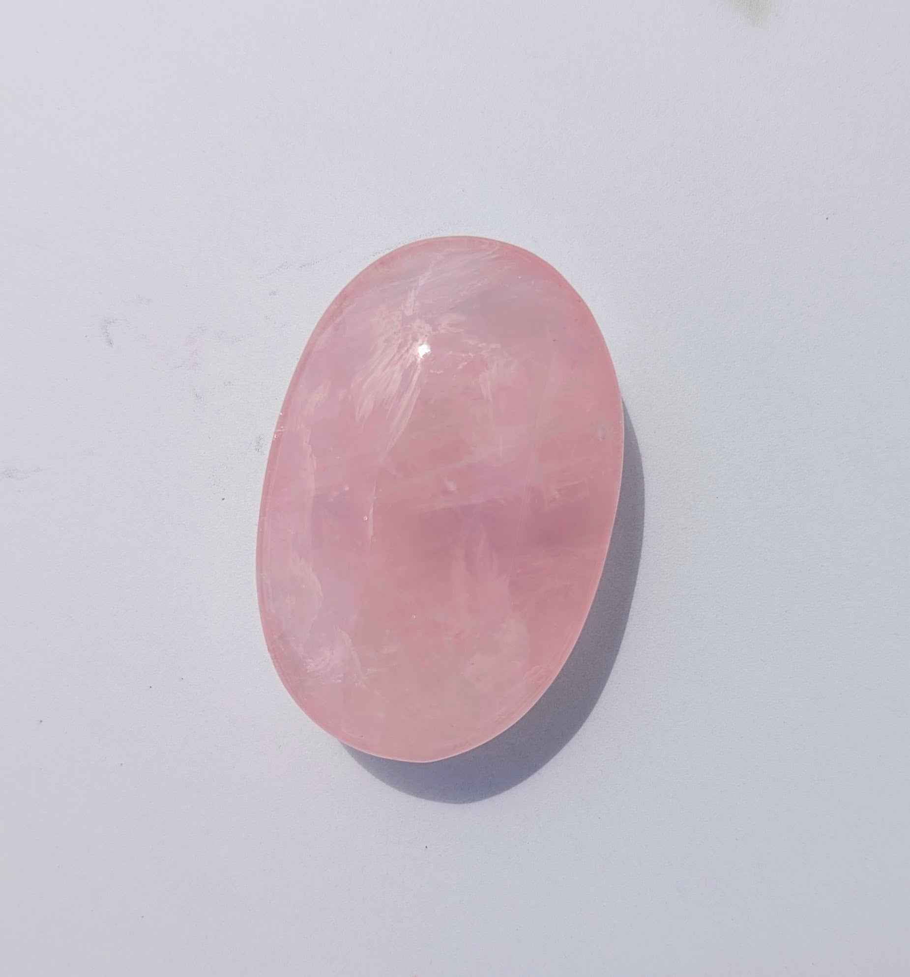 Rose Quartz Palm Stones – Love, Compassion & Emotional Healing | | Wiccan Center