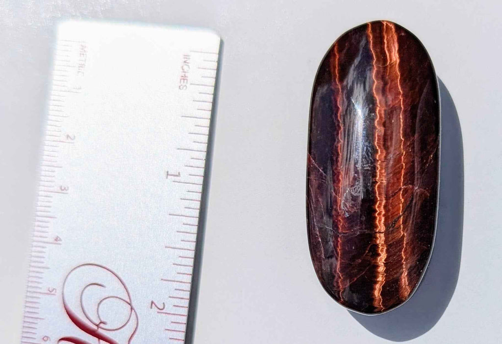 Red Tiger’s Eye Palm Stone – Motivation, Power & Protective Grounding | | Wiccan Center