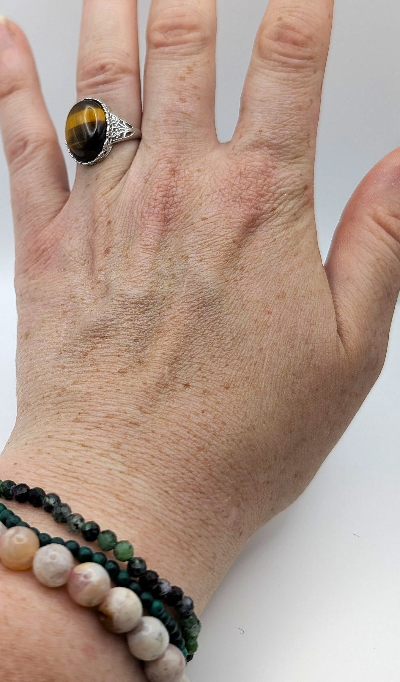 Ring Tiger’s Eye Sterling Silver | | Wiccan Center