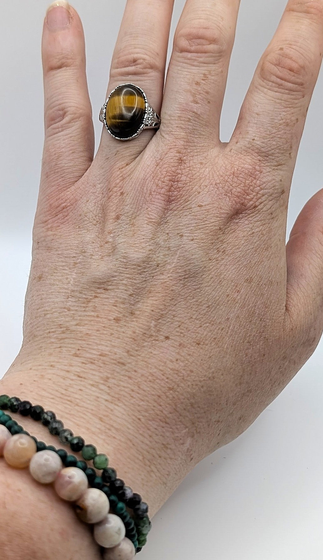 Ring Tiger’s Eye Sterling Silver | | Wiccan Center