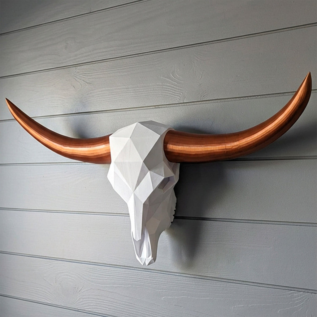 Low Poly Steer Horns and Skull | Bull Horns | Wiccan Center