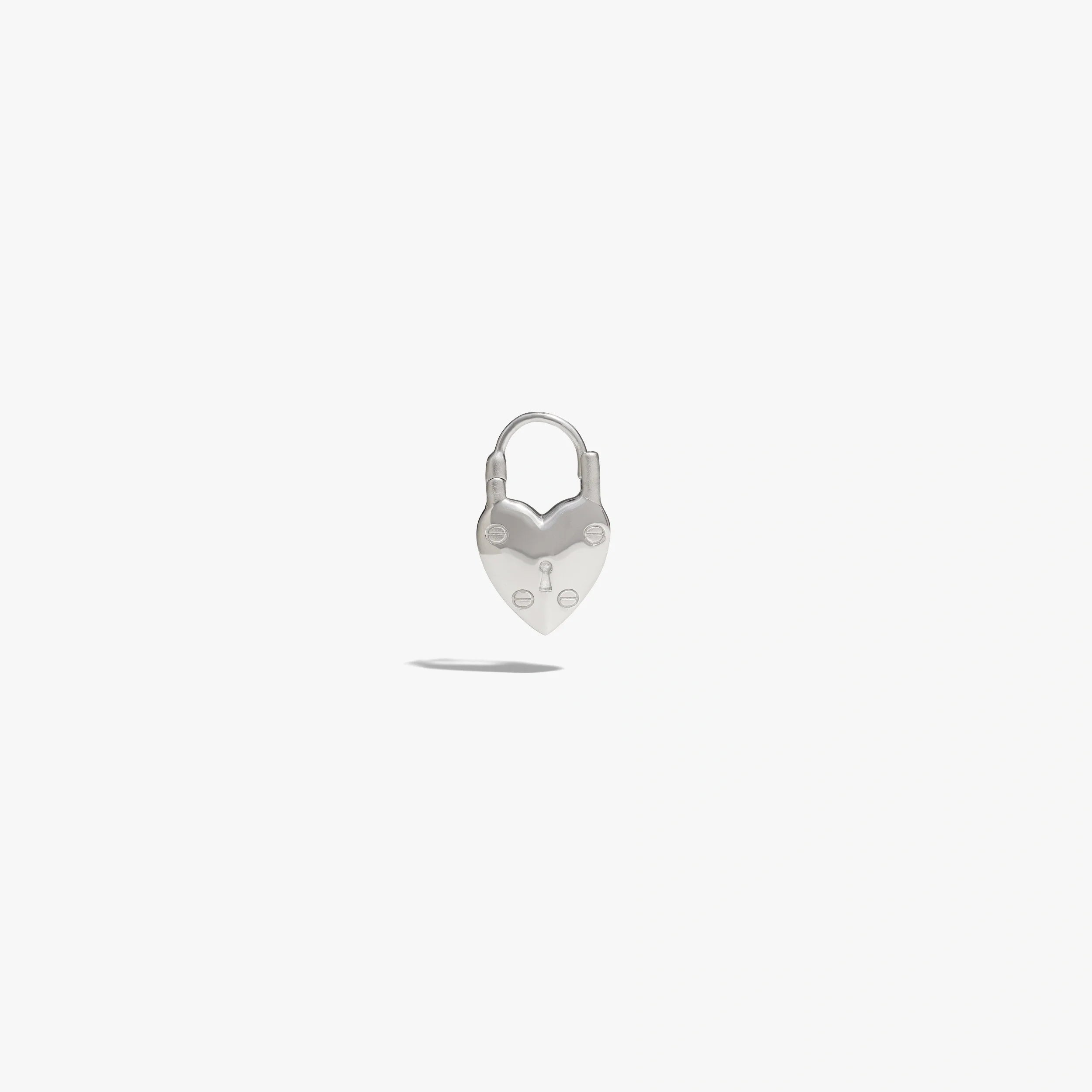 Padlock Heart Huggies