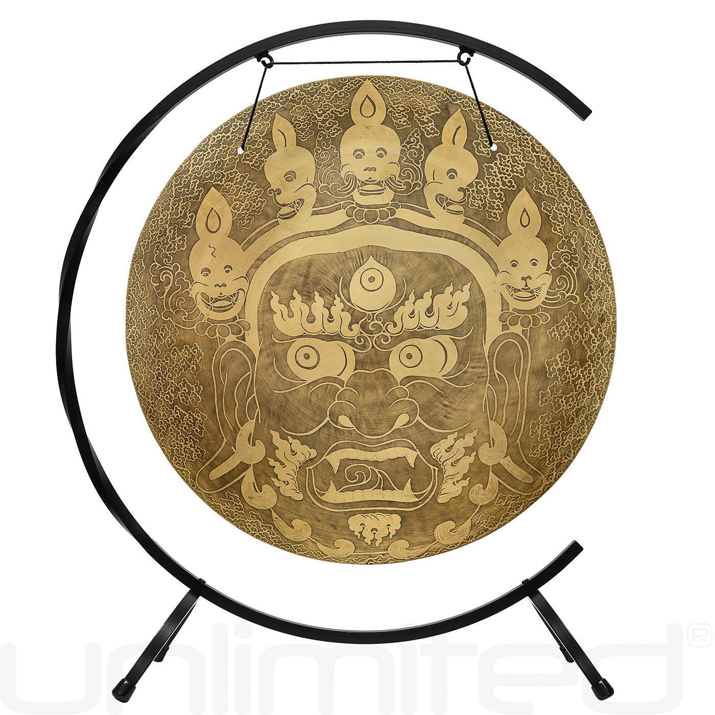 20" to 25" Bhairava Protection Gongs on Stands
