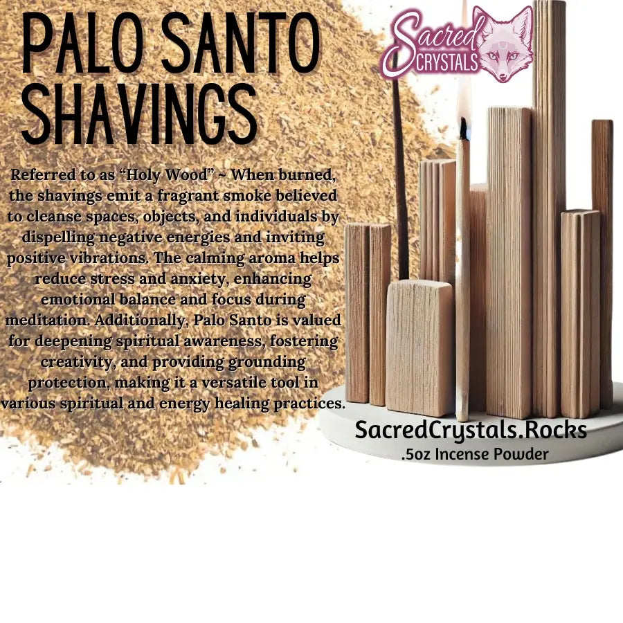 Herb Garden - Palo Santo Shavings .5oz | Smudge Sticks | Wiccan Center