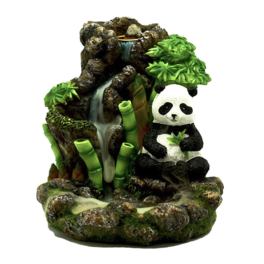 Panda Oasis Backflow Cone Burner | Incense Burner | Wiccan Center