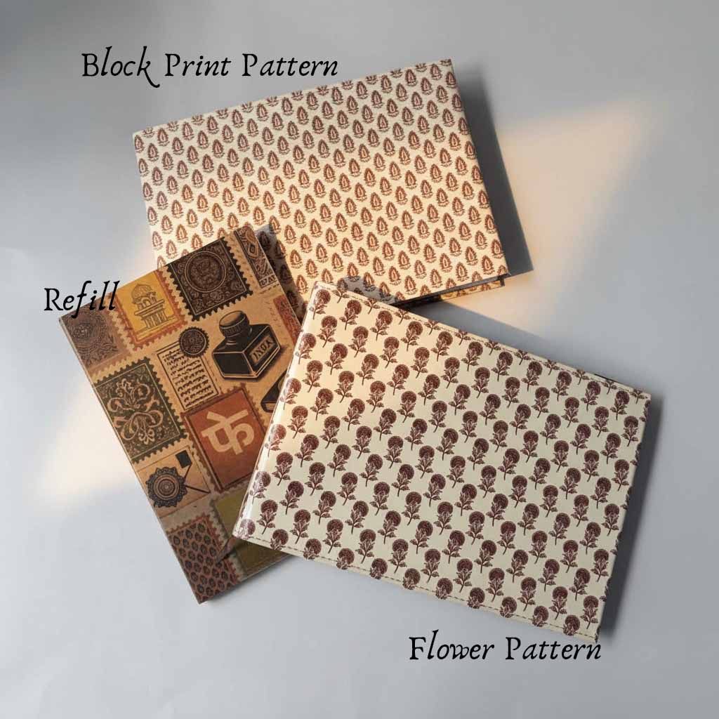 Jaipur Pattern Leather Sketchbook | Journal | Wiccan Center
