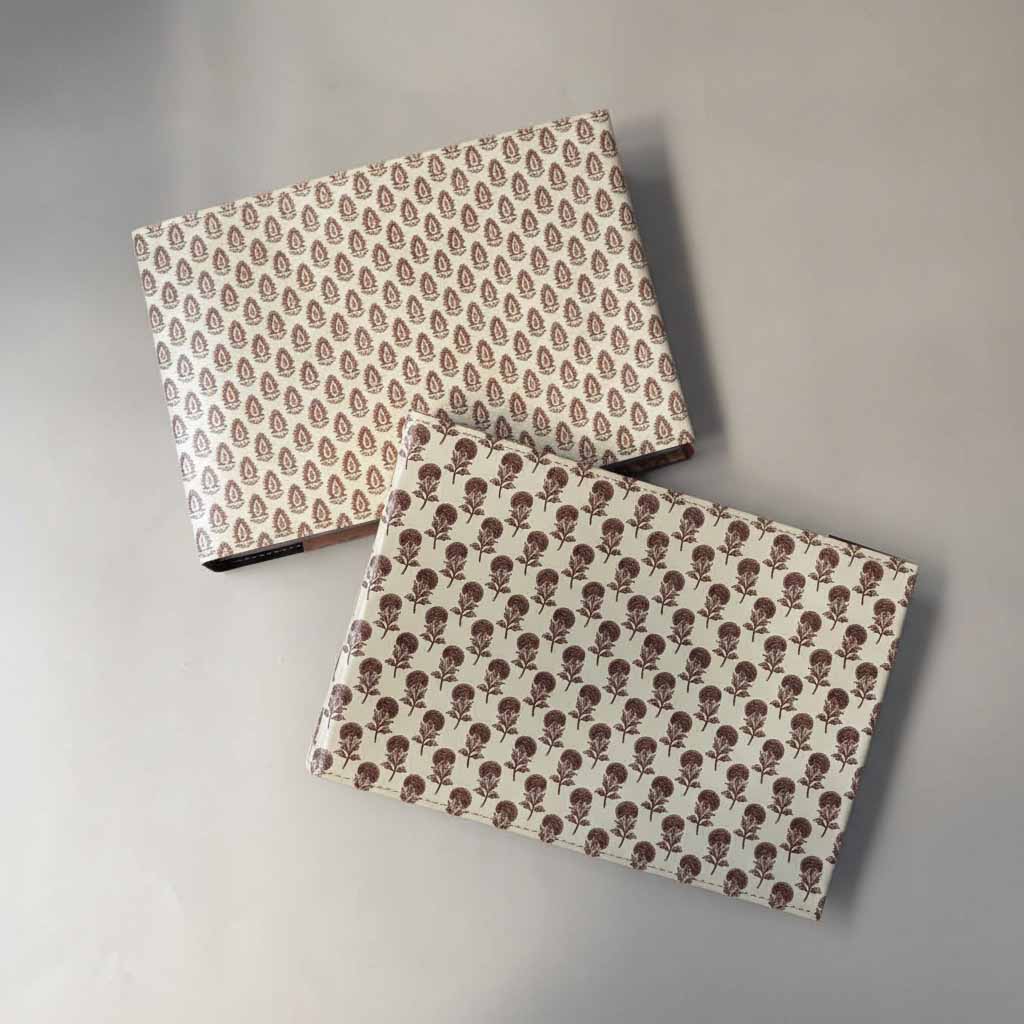Jaipur Pattern Leather Sketchbook | Journal | Wiccan Center