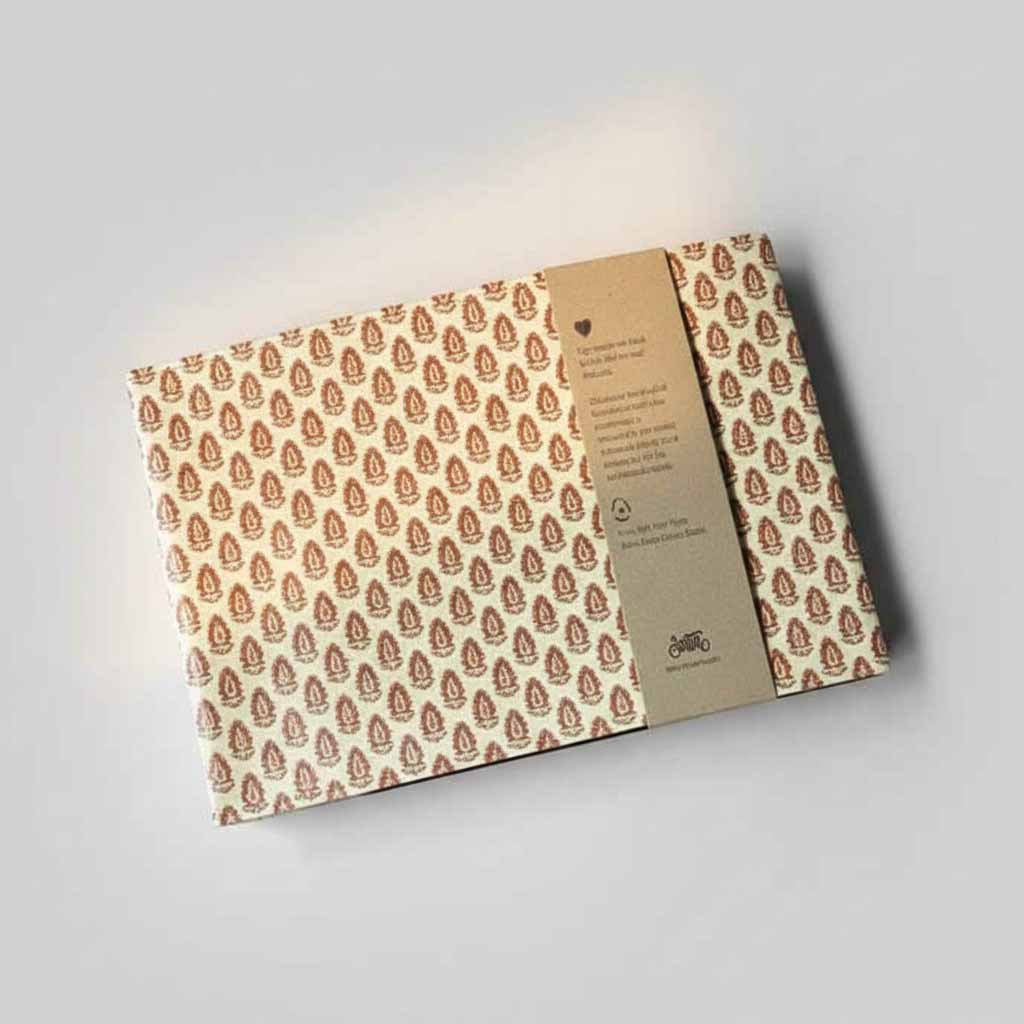 Jaipur Pattern Leather Sketchbook | Journal | Wiccan Center