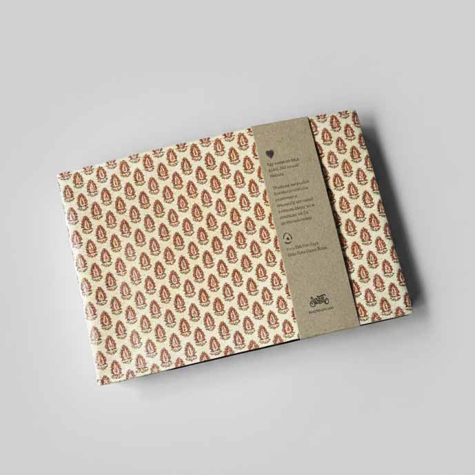 Jaipur Pattern Leather Sketchbook | Journal | Wiccan Center