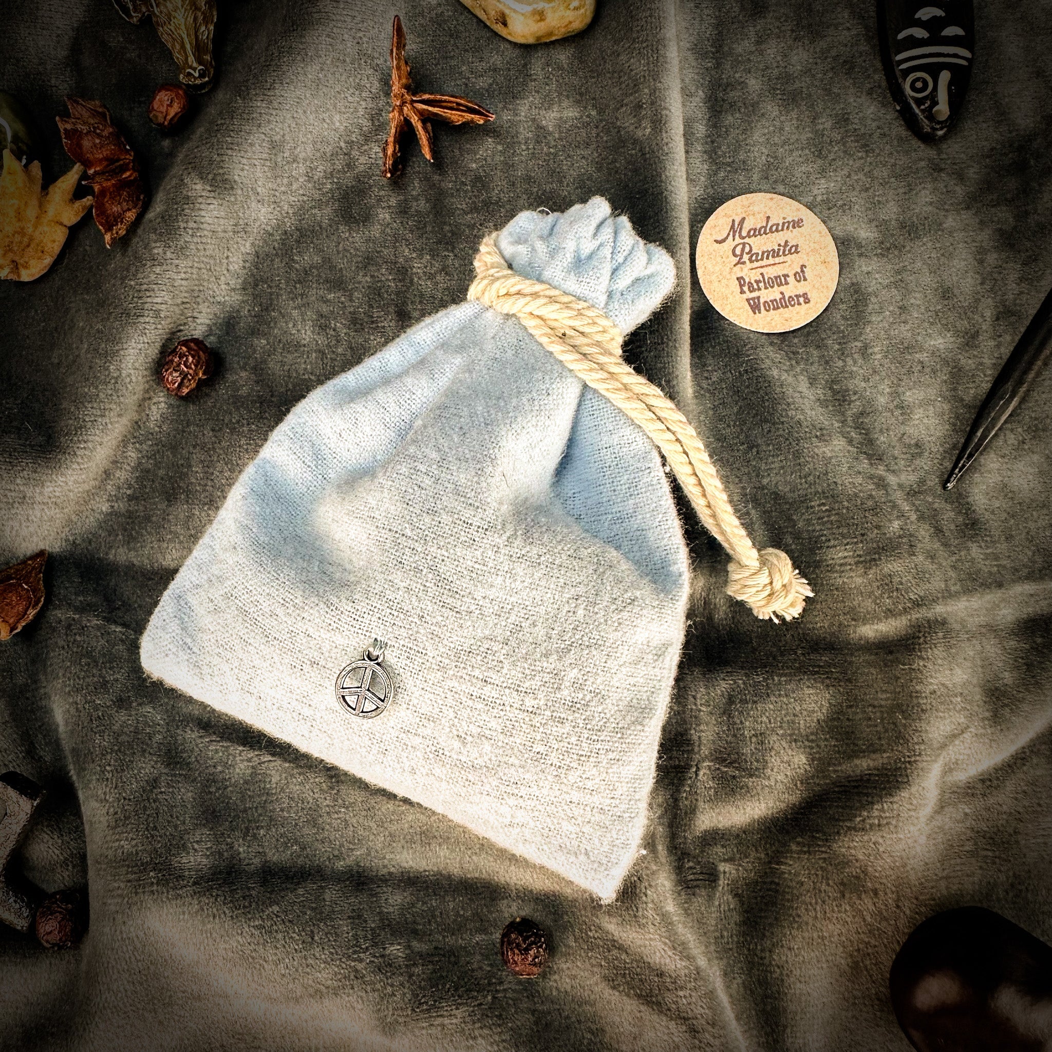 Peace & Tranquility Mojo Bag Kit - Regular Strength | Mojo Bag | Wiccan Center