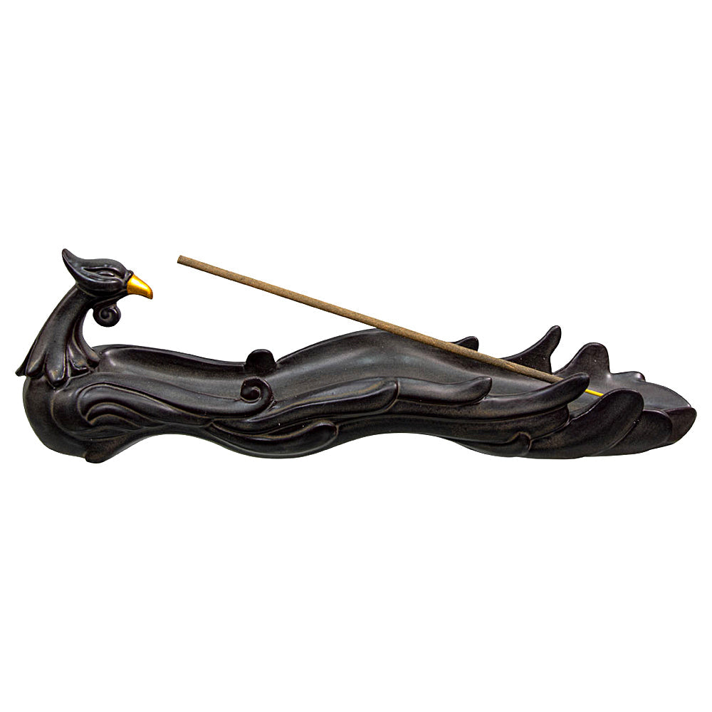 Peacock Ceramic Incense Burner | Incense Burner | Wiccan Center