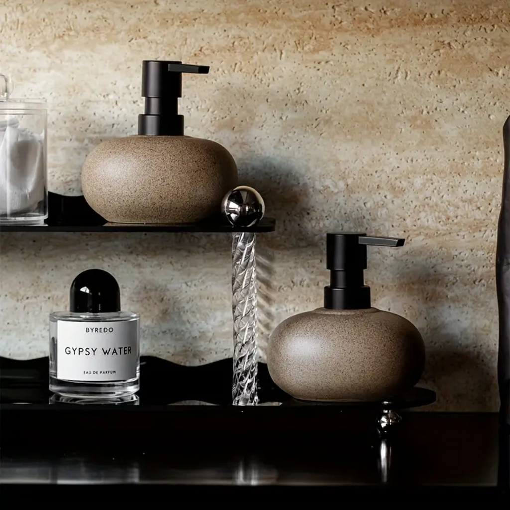 Pebble Ceramic Soap Dispenser | Bath Accessories | Wiccan Center