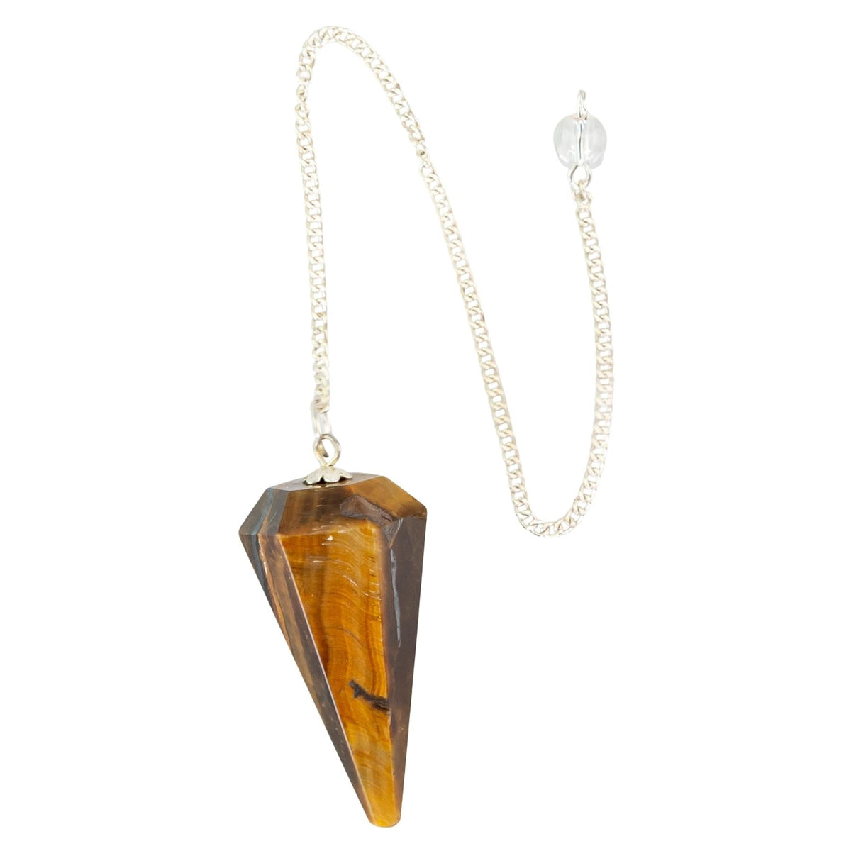 Tiger’s Eye Faceted Pendulum | | Wiccan Center