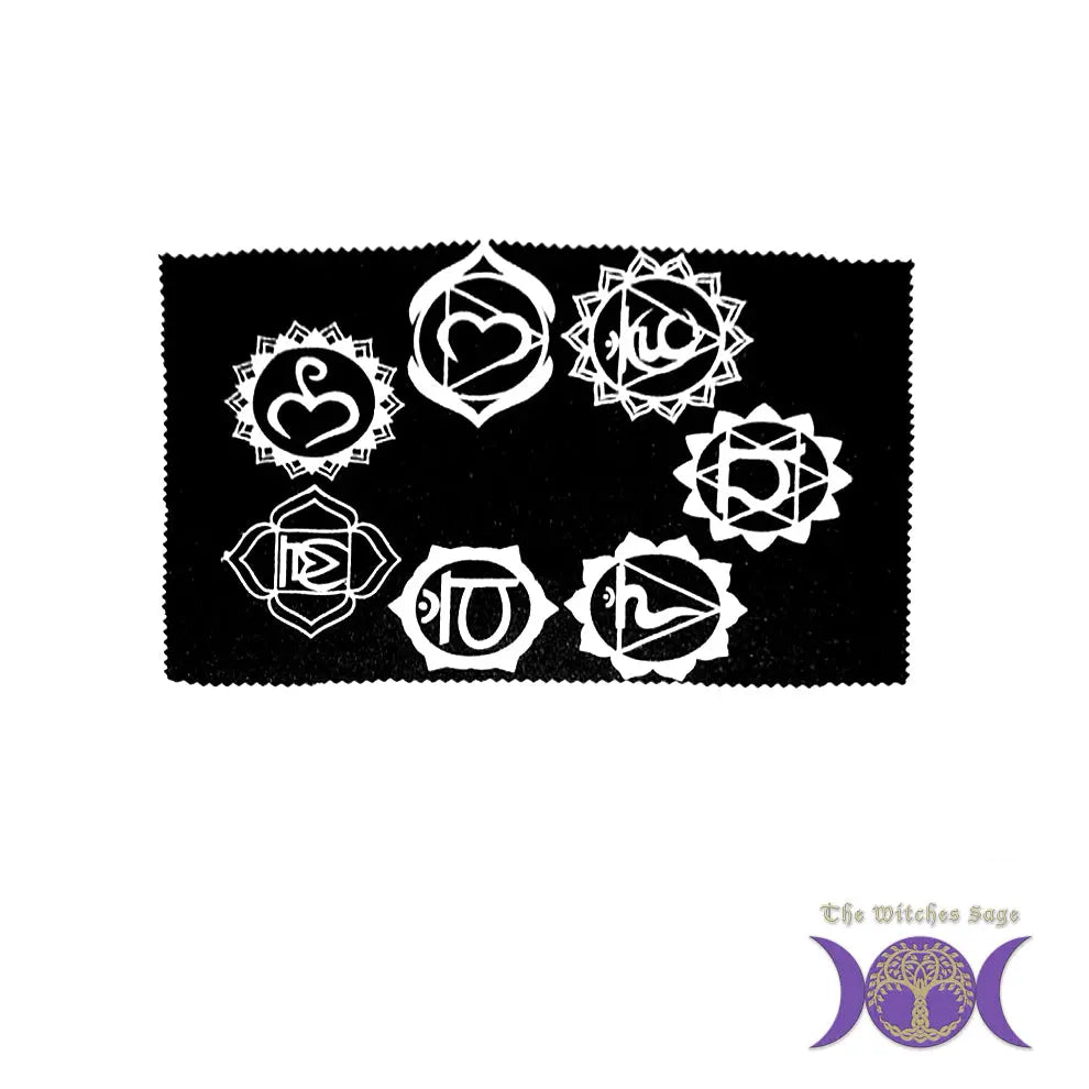 Pendulum Mat: Seven Chakras | Sacred Geometry Mat | Wiccan Center