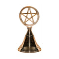 Pentacle Brass Altar Bell 4" | Altar Bell | Wiccan Center