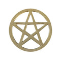 Pentacle Brass Altar Tile 3" | Altar Tile | Wiccan Center